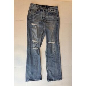BKE Tyler Jeans Mens 30x32 Distressed Bootcut Medium Wash Denim